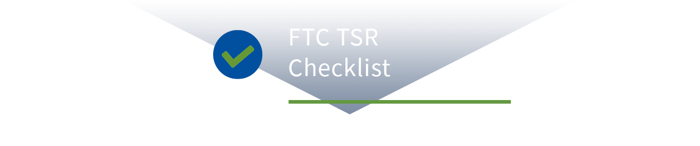 FTC TSR checklist - download now